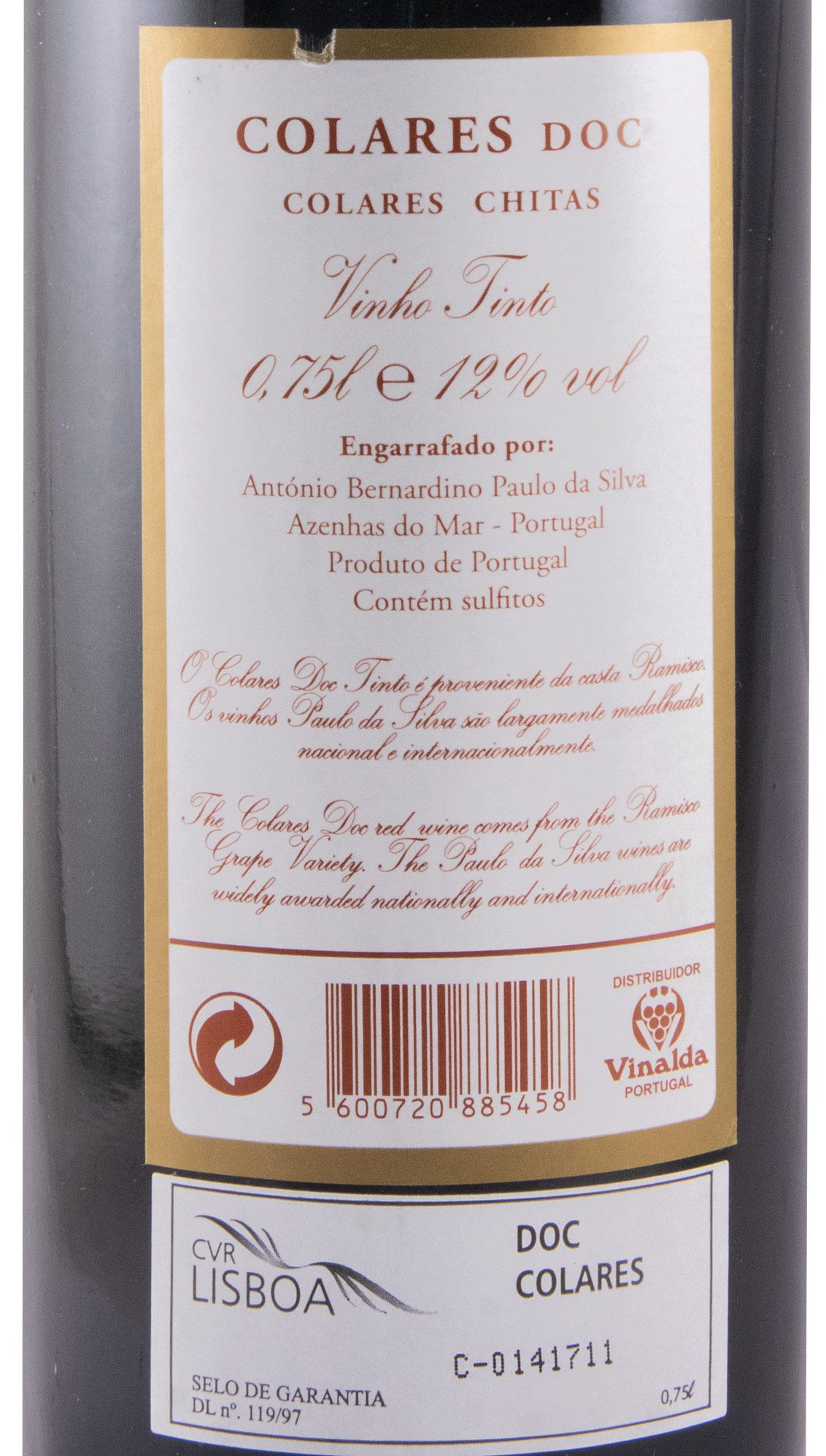 2013 Colares Chitas red
