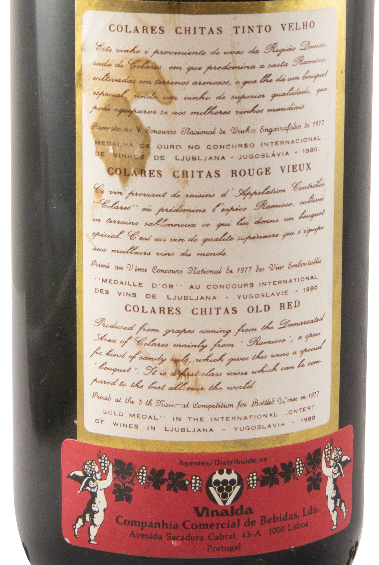 1979 Colares Chitas Reserva red