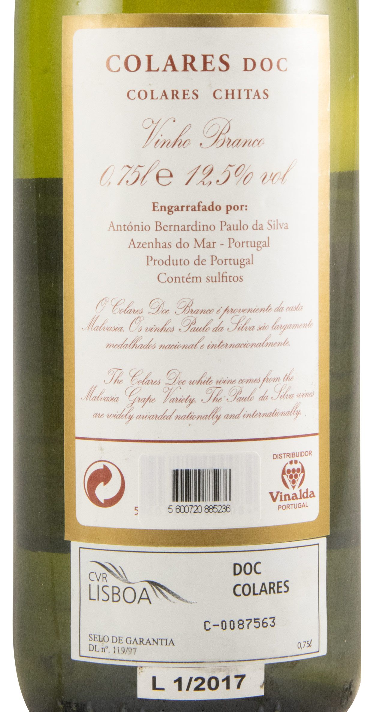 2017 Colares Chitas white