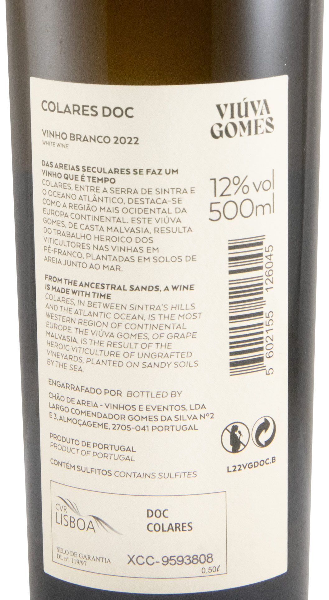 2022 Colares Viúva Gomes white 50cl