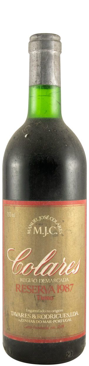 1987 Colares MJC Reserva red