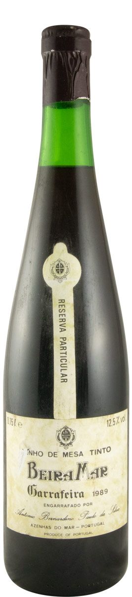 1989 Paulo da Silva Beira Mar Garrafeira Reserva Particular Azenhas do Mar red