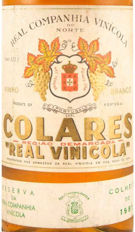 1981 Colares Real Vinícola Reserva branco