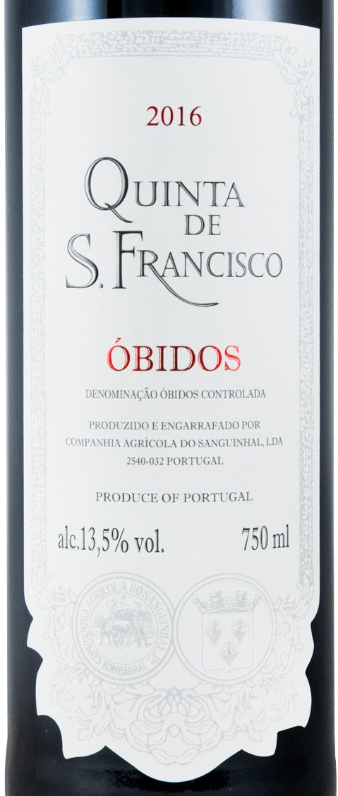 2016 Quinta de S. Francisco red