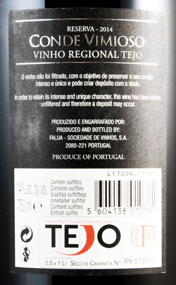 2007 Conde Vimioso Reserva red