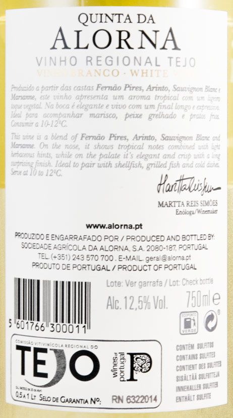 2016 Quinta da Alorna white