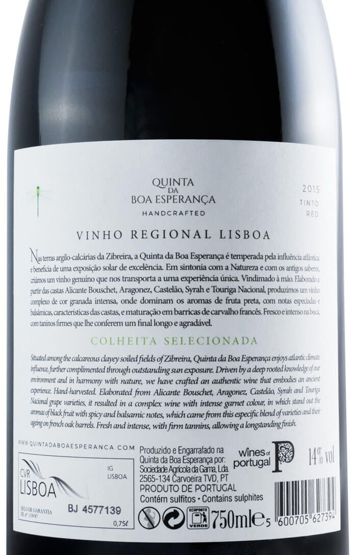 2015 Quinta da Boa Esperança Colheita Selecionada red