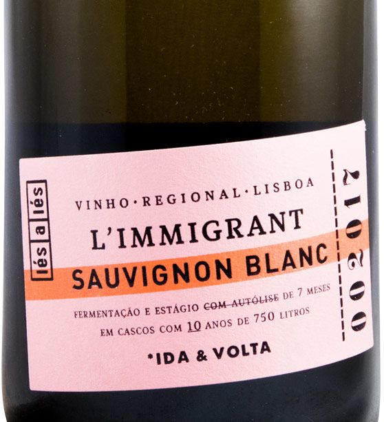 2017 Lés-a-Lés L'Immigrant Sauvignon Blanc white