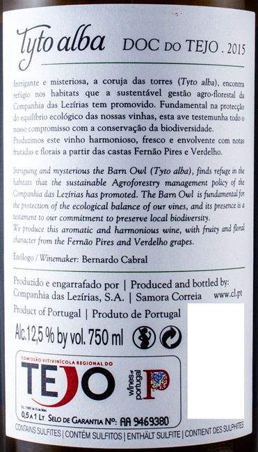 2015 Tyto Alba white