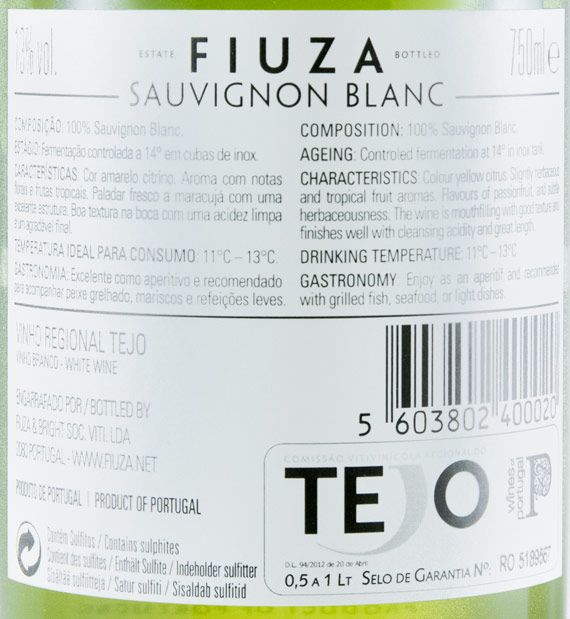 2017 Fiuza Sauvignon Blanc branco
