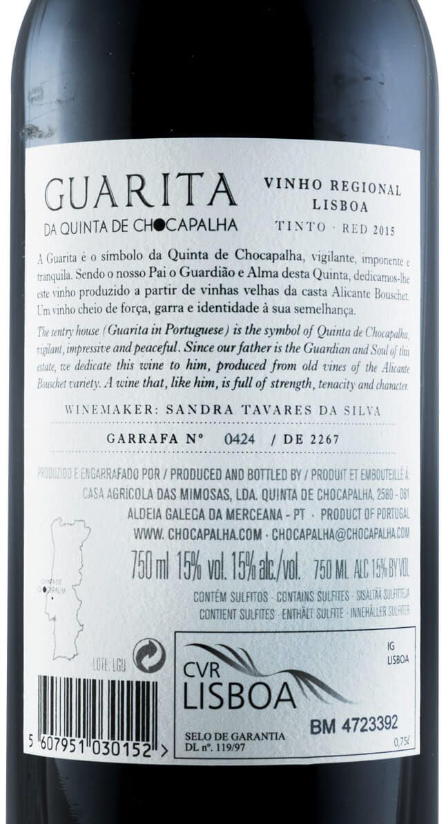 2015 Guarita da Chocapalha red