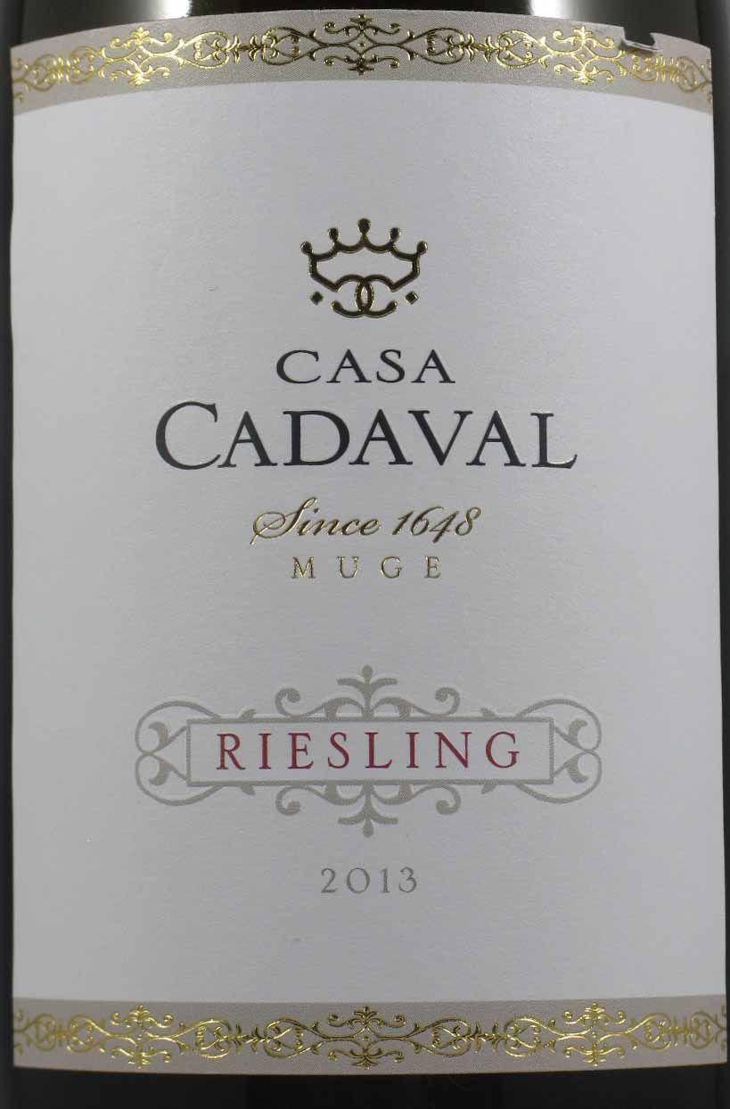 2013 Casa Cadaval Riesling branco