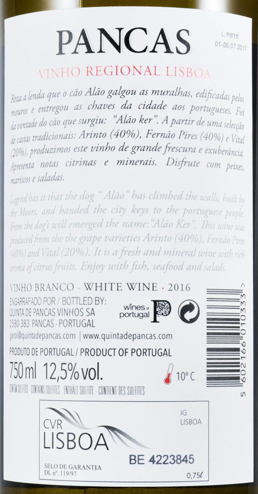 2016 Pancas branco