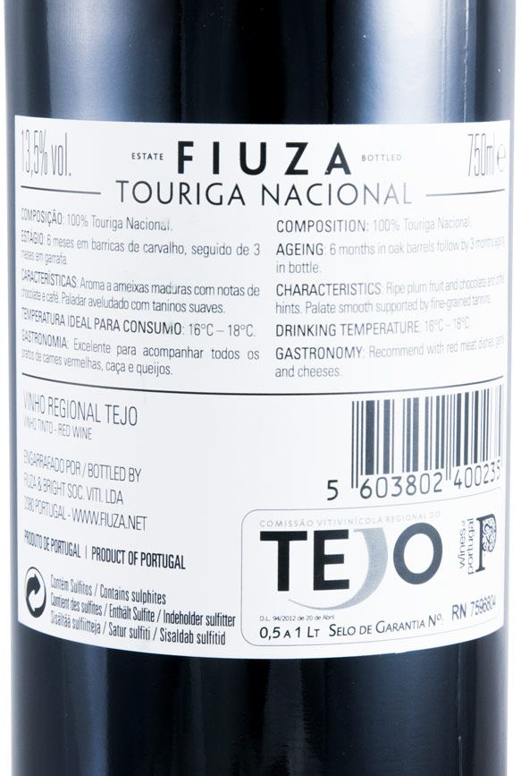 2015 Fiuza Touriga Nacional tinto