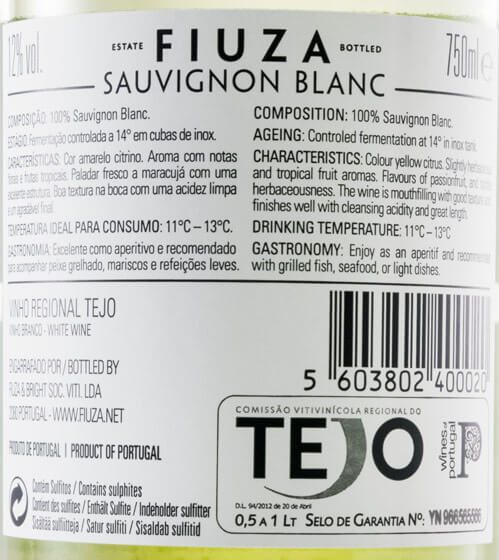 2018 Fiuza Sauvignon Blanc branco