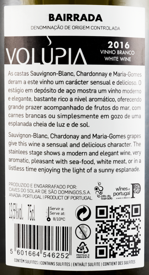 2016 Caves São Domingos Volúpia branco