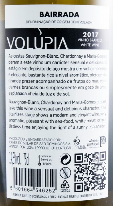 2017 Caves São Domingos Volúpia branco