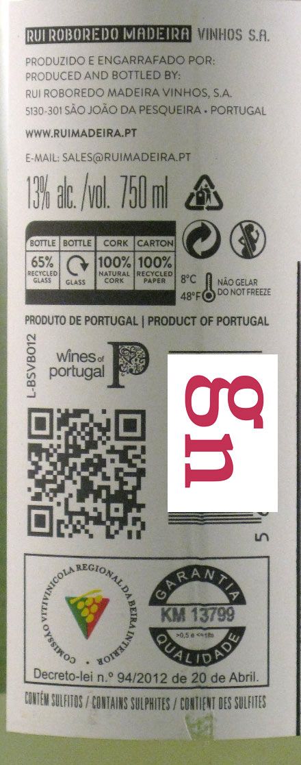 2012 Beyra Superior branco