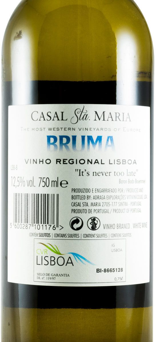 2016 Casal Sta. Maria Bruma white