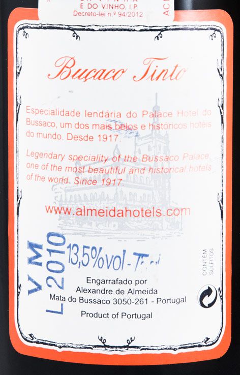 2010 Buçaco Vinha da Mata red