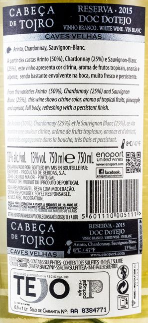 2015 Cabeça de Toiro Reserva branco