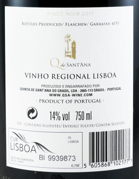 2017 Quinta de Sant'Ana Pinot Noir tinto