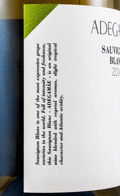 2014 Adega Mãe Sauvignon Blanc branco