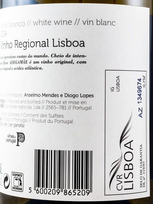 2014 Adega Mãe Sauvignon Blanc branco