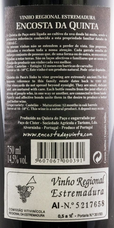 2003 Encosta da Quinta Reserva red