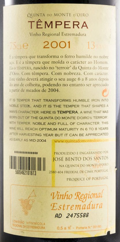 2001 Tempera tinto