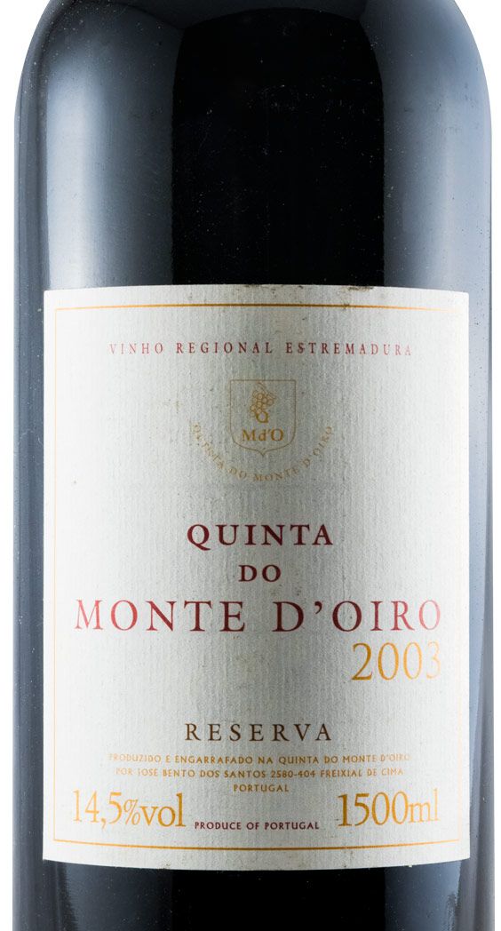 2003 Quinta do Monte d'Oiro Reserva tinto 1,5L