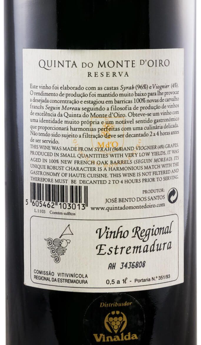 2003 Quinta do Monte d'Oiro Reserva red