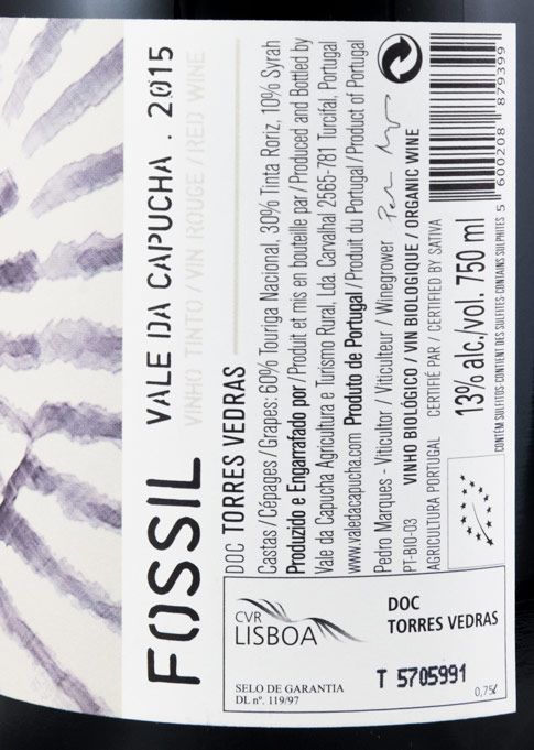 2015 Vale da Capucha Fossil red