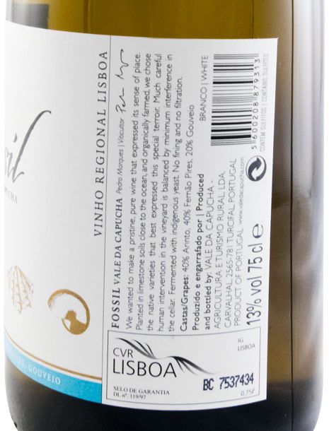 2016 Vale da Capucha Fossil white