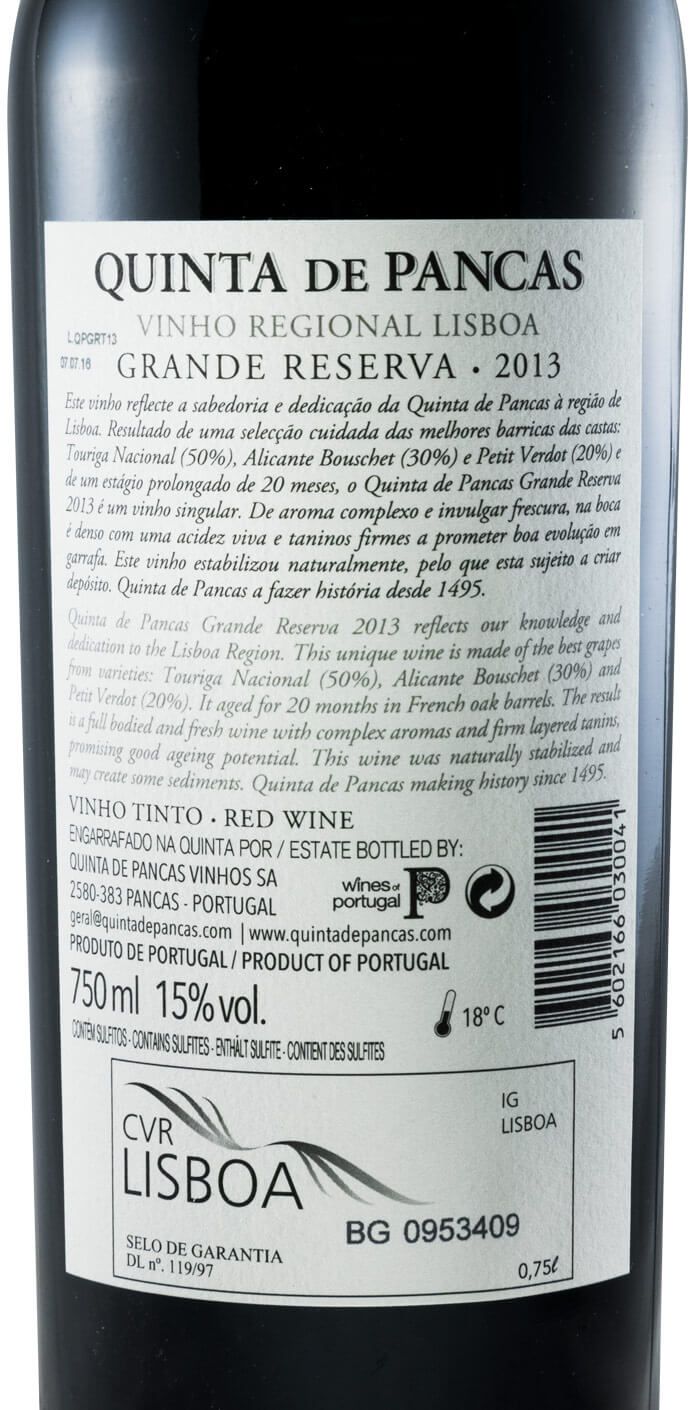 2013 Quinta de Pancas Grande Reserva tinto