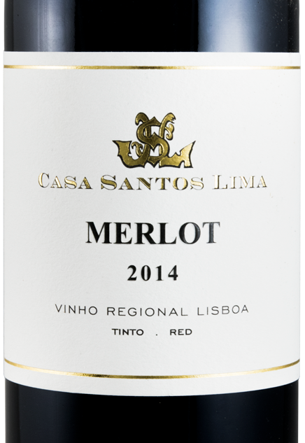 2014 Casa Santos Lima Merlot red