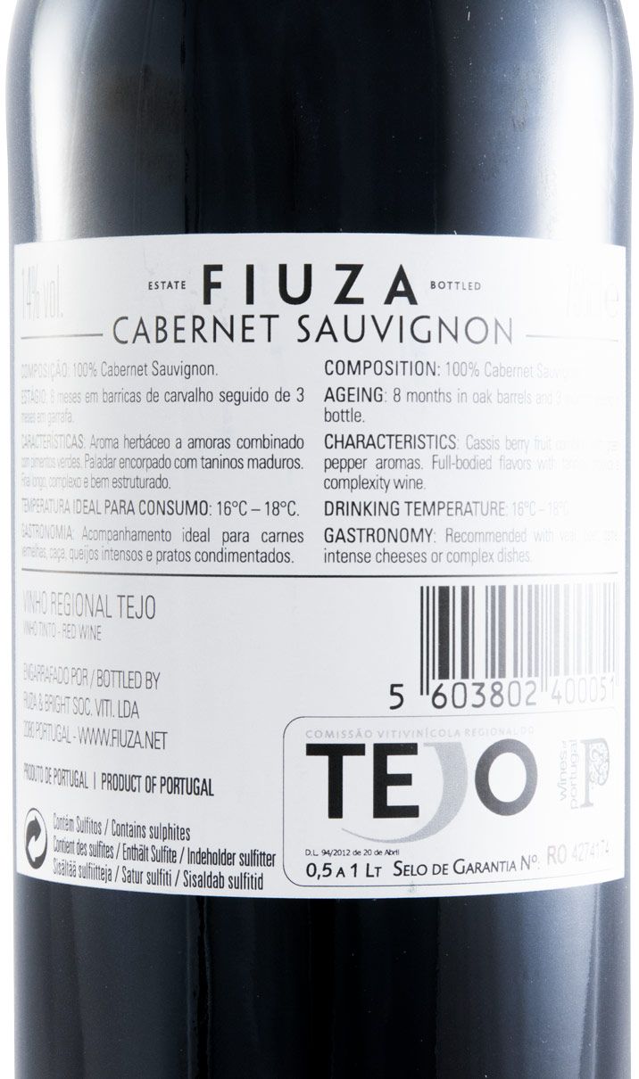 2016 Fiuza Cabernet Sauvignon red