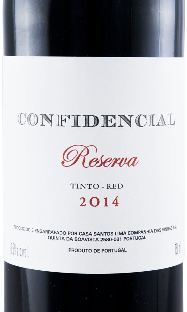 2014 Casa Santos Lima Confidencial Reserva red