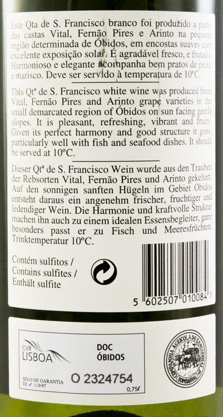 2016 Quinta de S. Francisco branco