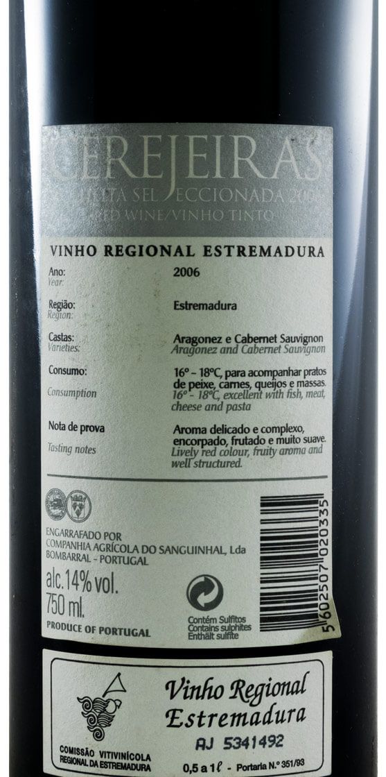 2006 Quinta das Cerejeiras Colheita Seleccionada tinto