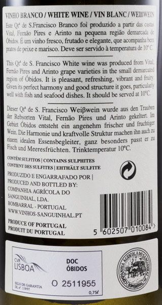 2018 Quinta de S. Francisco branco
