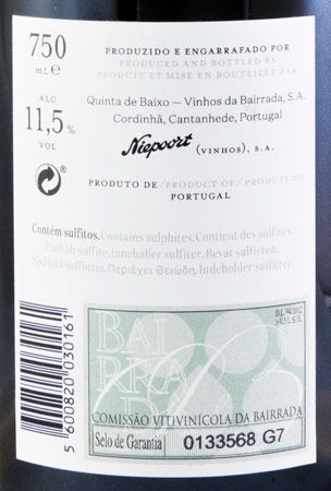2015 Niepoort Quinta de Baixo Vinhas Velhas white