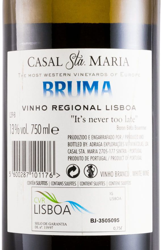 2017 Casal Sta. Maria Bruma branco