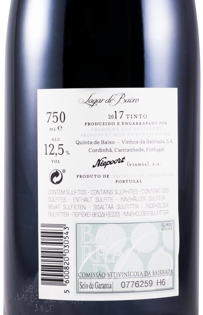 2017 Niepoort Lagar de Baixo tinto