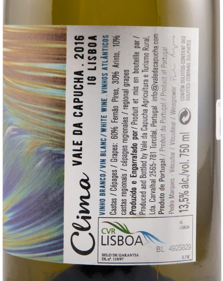 2016 Vale da Capucha Clima white