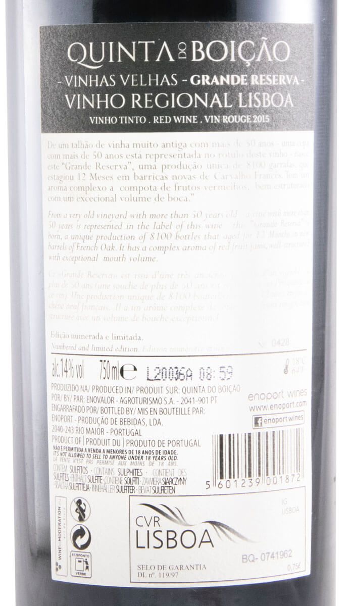 2015 Quinta do Boição Grande Reserva red