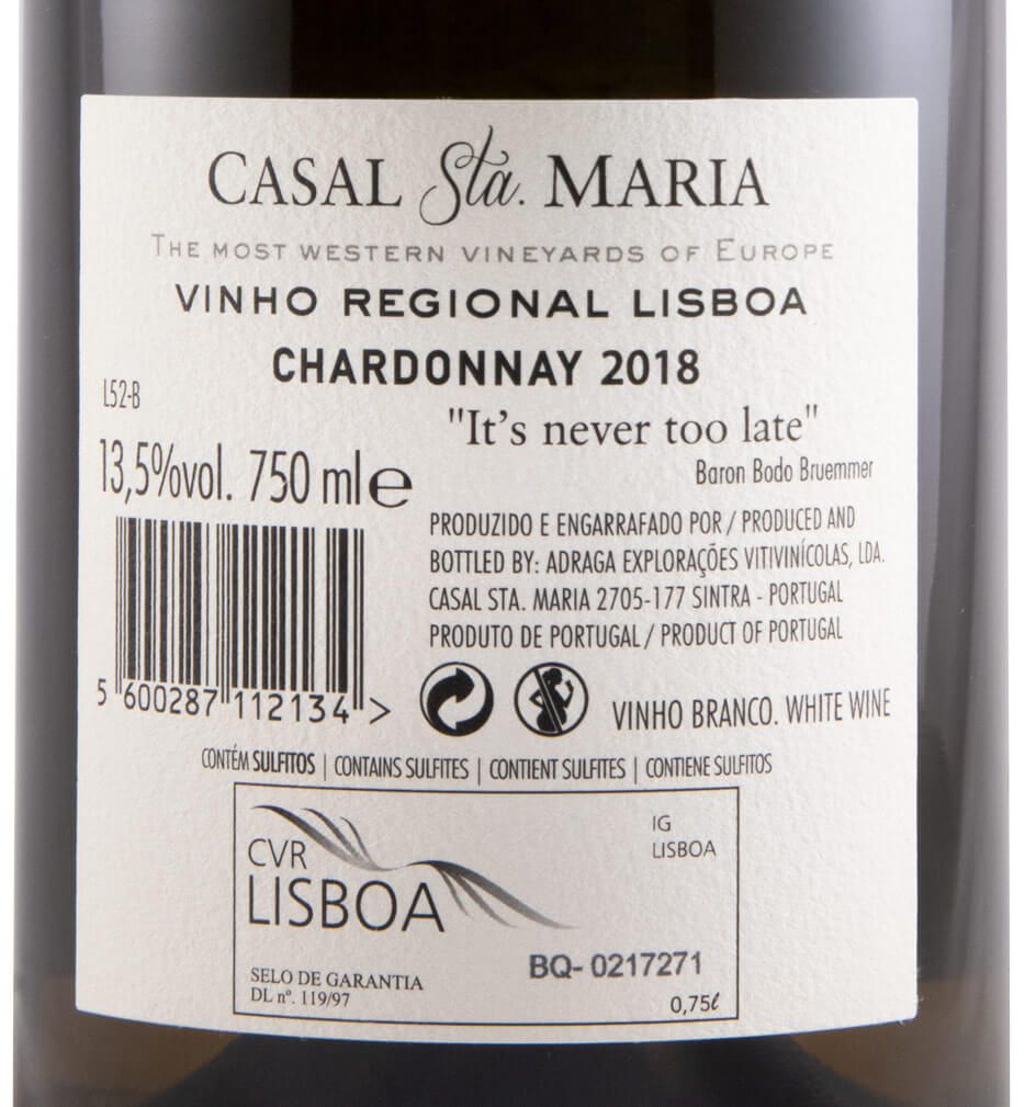 2018 Casal Sta. Maria Chardonnay white