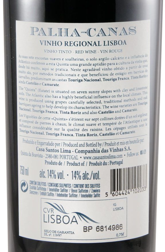 2016 Casa Santos Lima Palha-Canas red