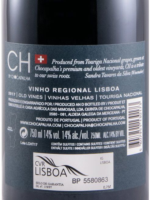 2017 CH by Chocapalha Vinhas Velhas tinto