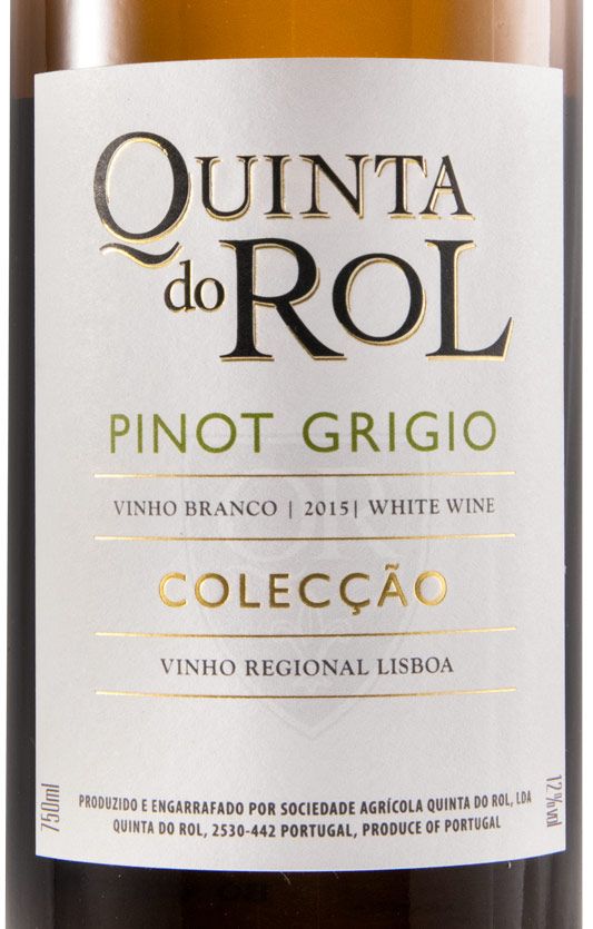 2015 Quinta do Rol Pinot Grigio Colecção white